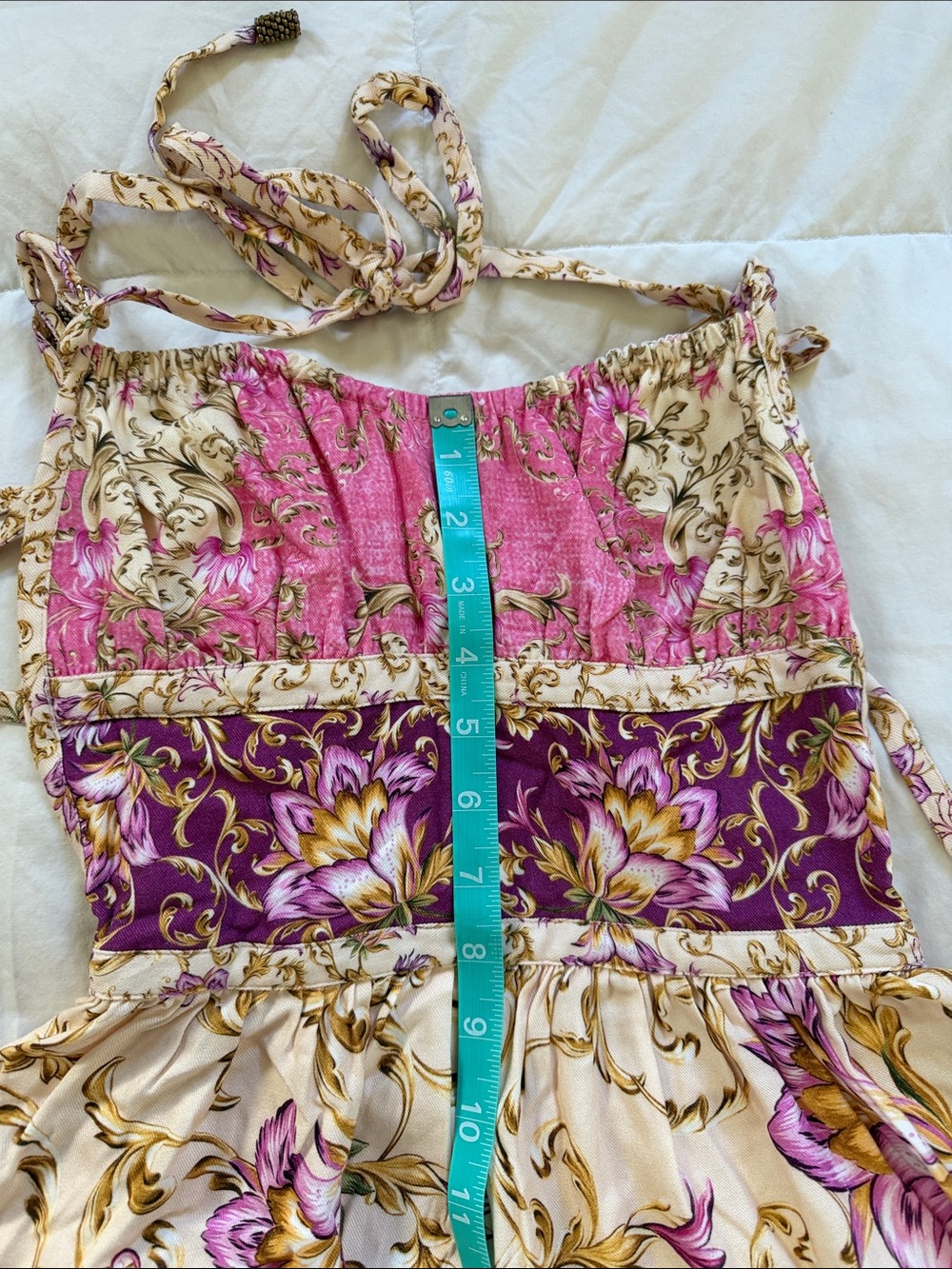 💗NWT Agua Bendita Logan Merzin Floral Mini Dress - Size Medium - Picture 12 of 12